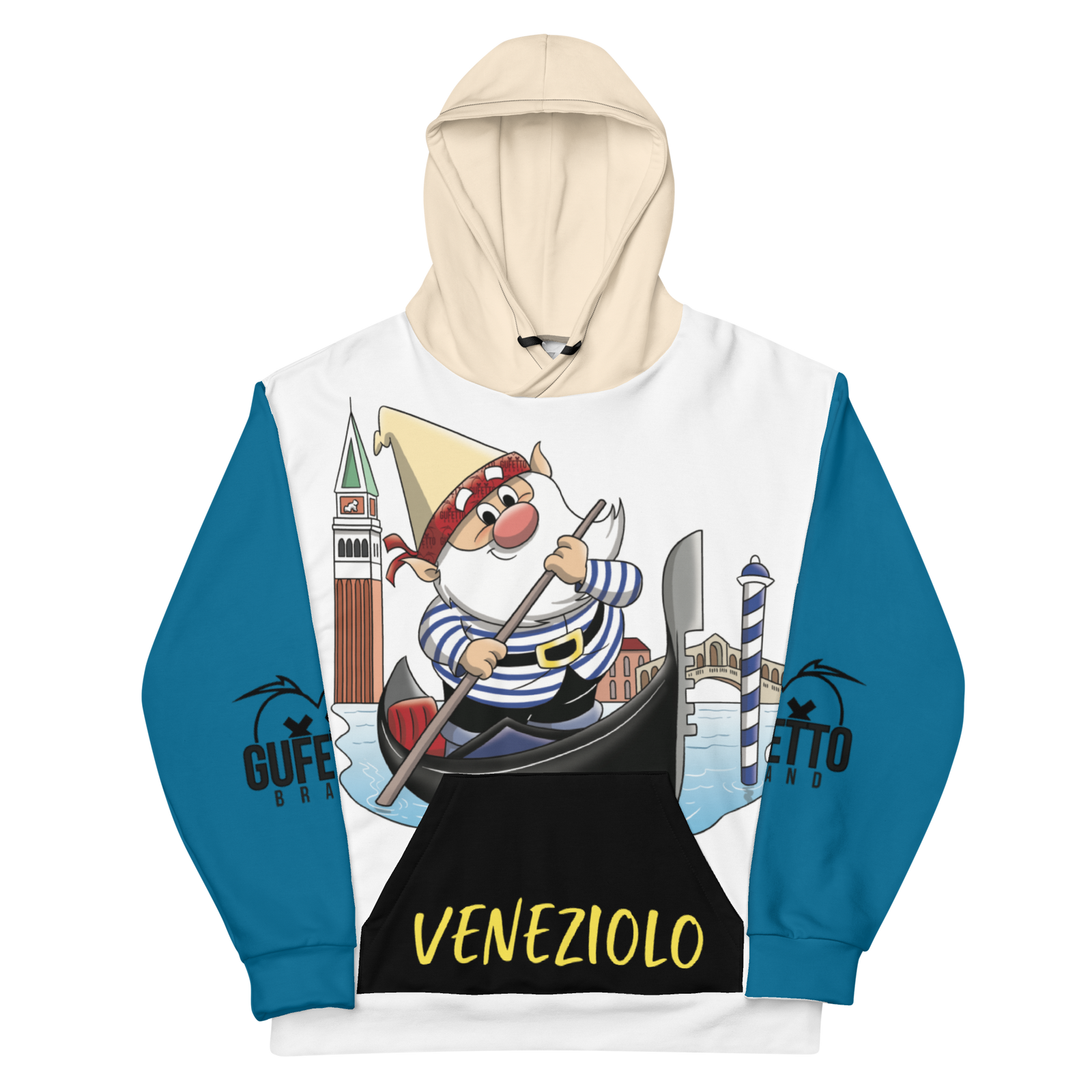 Felpa con cappuccio Uomo/Donna VENEZIOLO - Gufetto Brand 