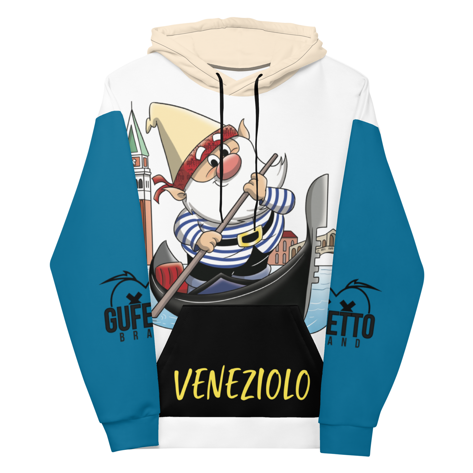 Felpa con cappuccio Uomo/Donna VENEZIOLO - Gufetto Brand 