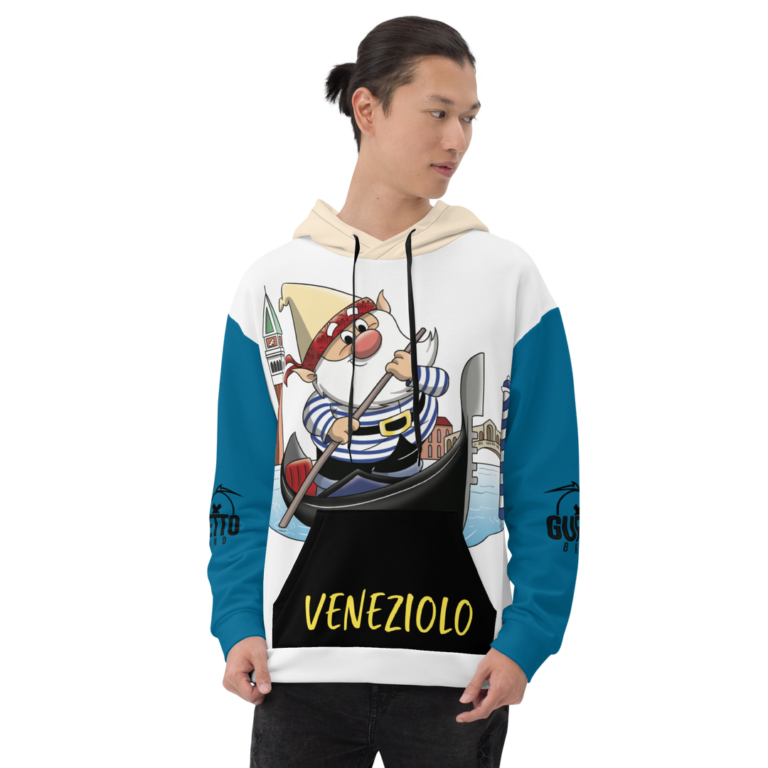 Felpa con cappuccio Uomo/Donna VENEZIOLO - Gufetto Brand 