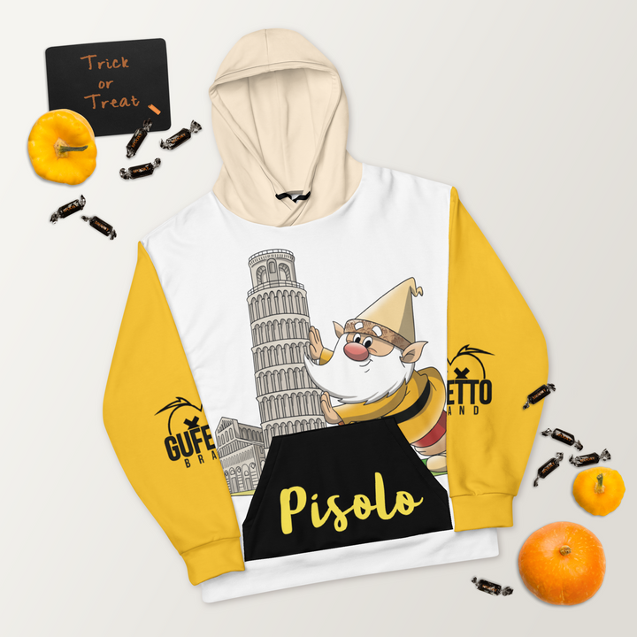 Felpa con cappuccio Unisex Uomo/Donna PISOLO - Gufetto Brand 