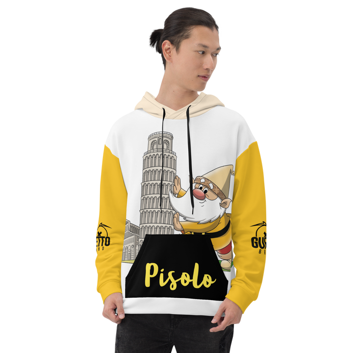 Felpa con cappuccio Unisex Uomo/Donna PISOLO - Gufetto Brand 