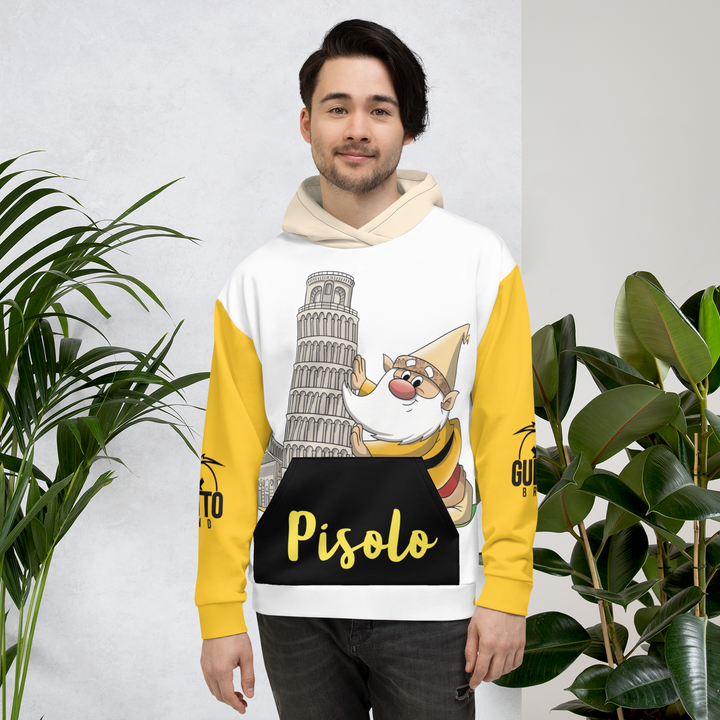 Felpa con cappuccio Unisex Uomo/Donna PISOLO - Gufetto Brand 