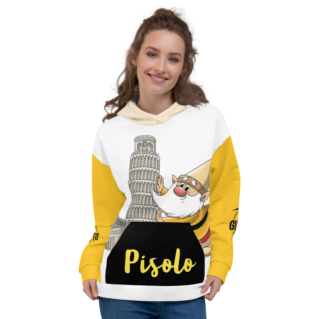 Felpa con cappuccio Unisex Uomo/Donna PISOLO - Gufetto Brand 