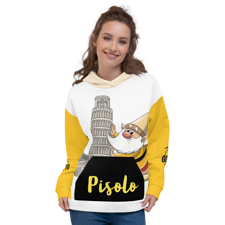 Felpa con cappuccio Unisex Uomo/Donna PISOLO - Gufetto Brand 