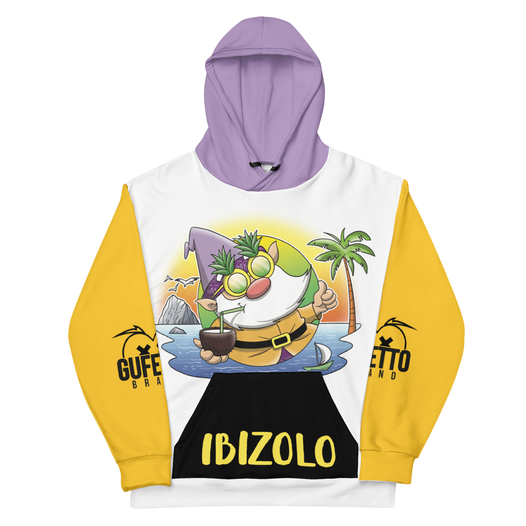 Felpa con cappuccio Unisex Uomo/Donna IBIZOLO - Gufetto Brand 