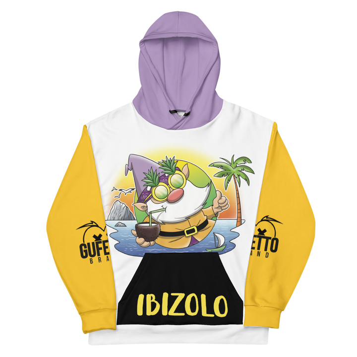 Felpa con cappuccio Unisex Uomo/Donna IBIZOLO - Gufetto Brand 