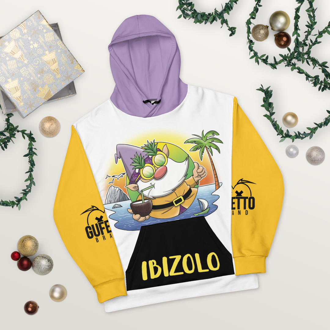 Felpa con cappuccio Unisex Uomo/Donna IBIZOLO - Gufetto Brand 