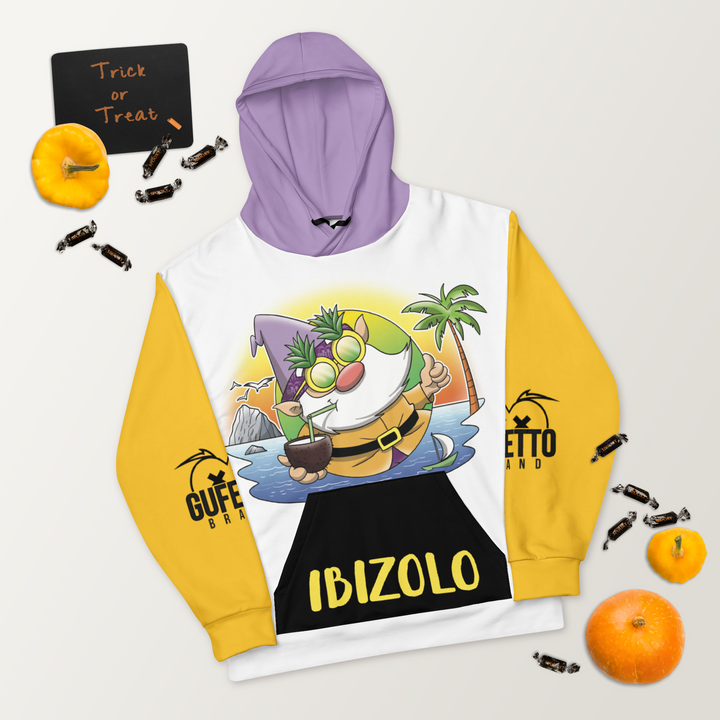 Felpa con cappuccio Unisex Uomo/Donna IBIZOLO - Gufetto Brand 