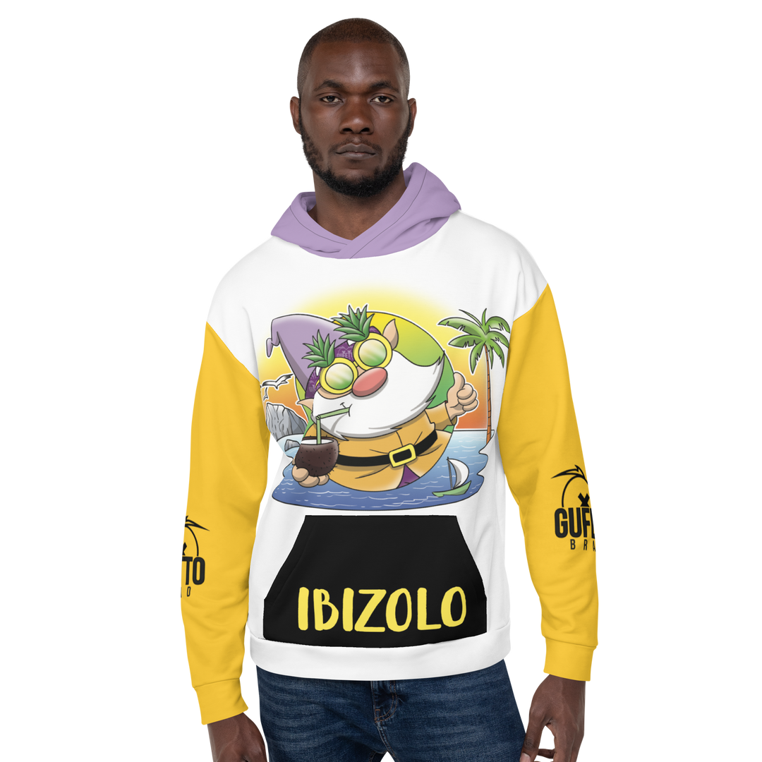 Felpa con cappuccio Unisex Uomo/Donna IBIZOLO - Gufetto Brand 