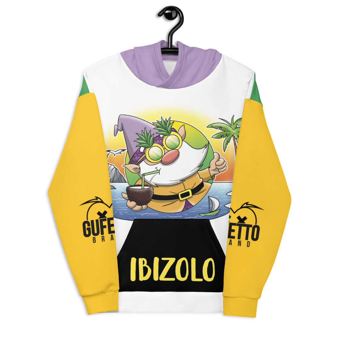 Felpa con cappuccio Unisex Uomo/Donna IBIZOLO - Gufetto Brand 