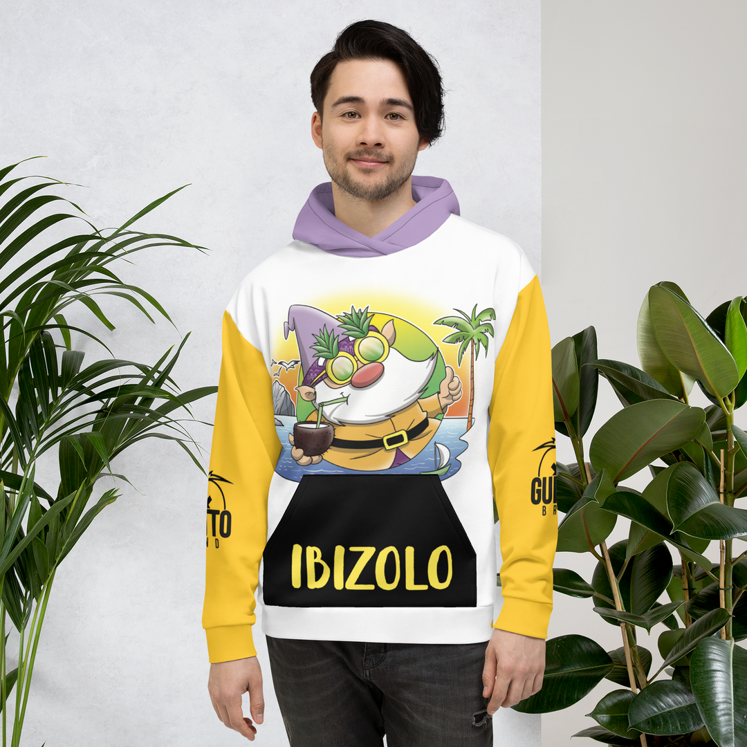 Felpa con cappuccio Unisex Uomo/Donna IBIZOLO - Gufetto Brand 