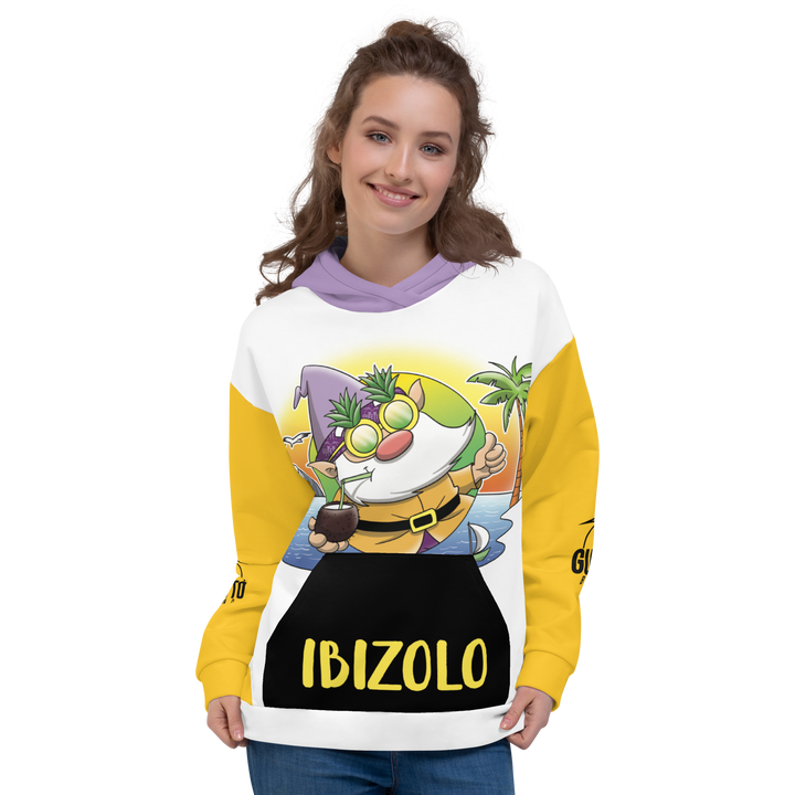 Felpa con cappuccio Unisex Uomo/Donna IBIZOLO - Gufetto Brand 