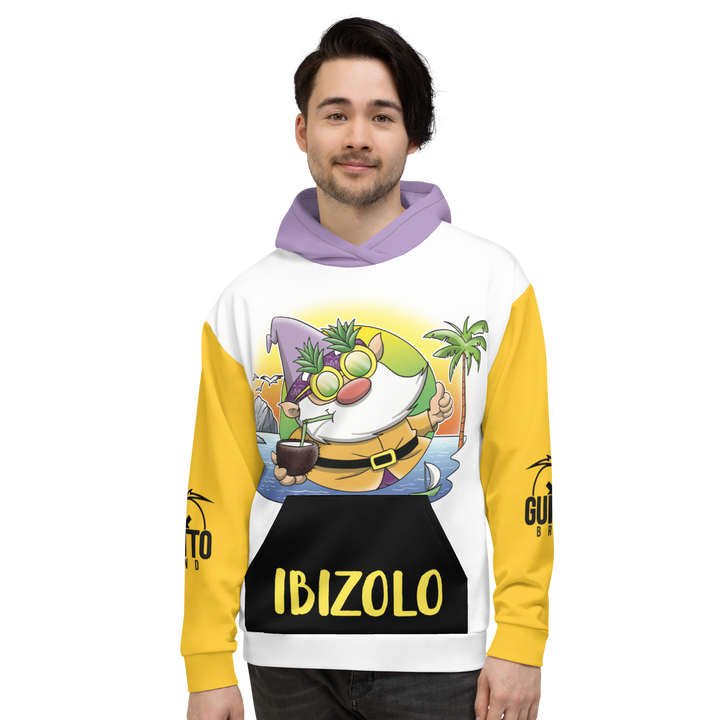 Felpa con cappuccio Unisex Uomo/Donna IBIZOLO - Gufetto Brand 