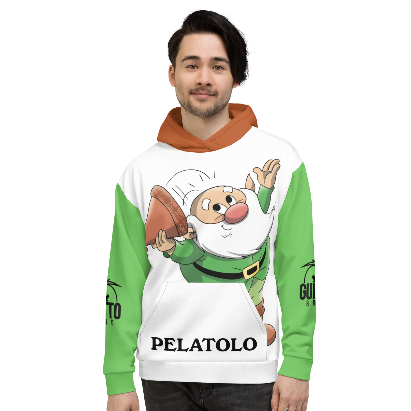 Felpa con cappuccio Uomo/Donna PELATOLO - Gufetto Brand 