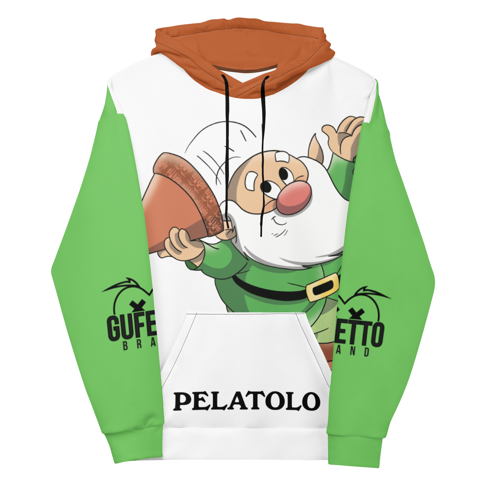 Felpa con cappuccio Uomo/Donna PELATOLO - Gufetto Brand 