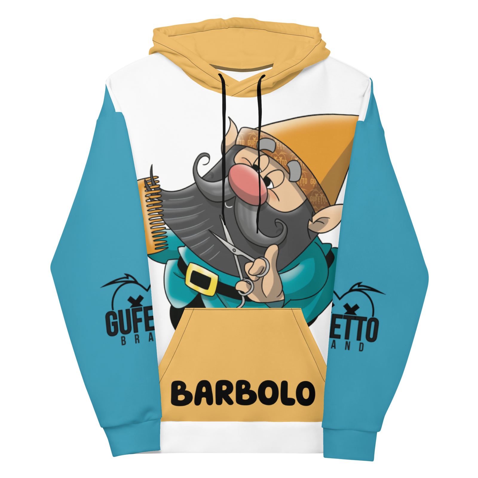 Felpa con cappuccio Uomo/Donna BARBOLO - Gufetto Brand 