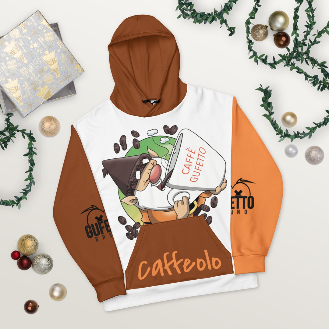Felpa con cappuccio Uomo/Donna CAFFEOLO 2 - Gufetto Brand 