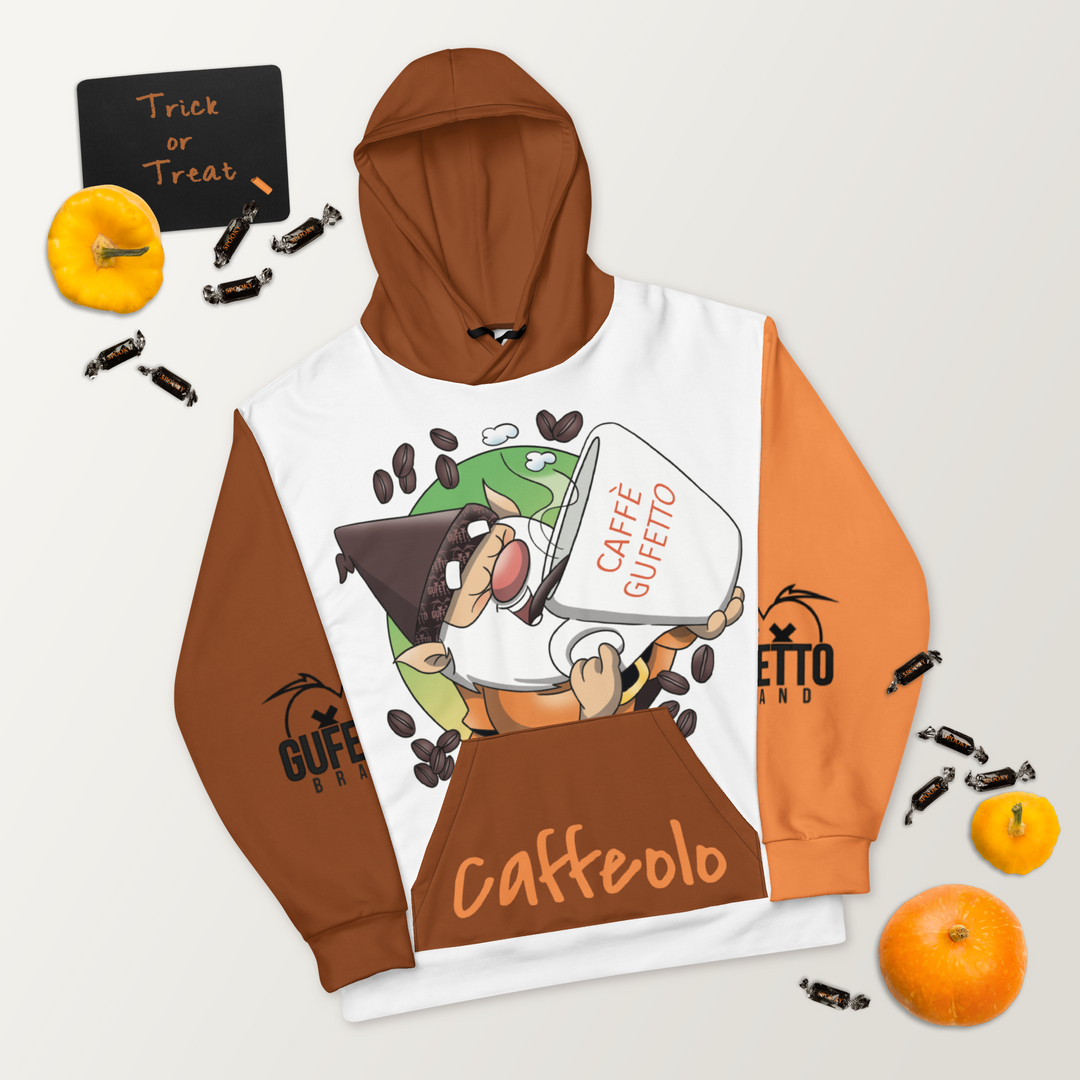 Felpa con cappuccio Uomo/Donna CAFFEOLO 2 - Gufetto Brand 