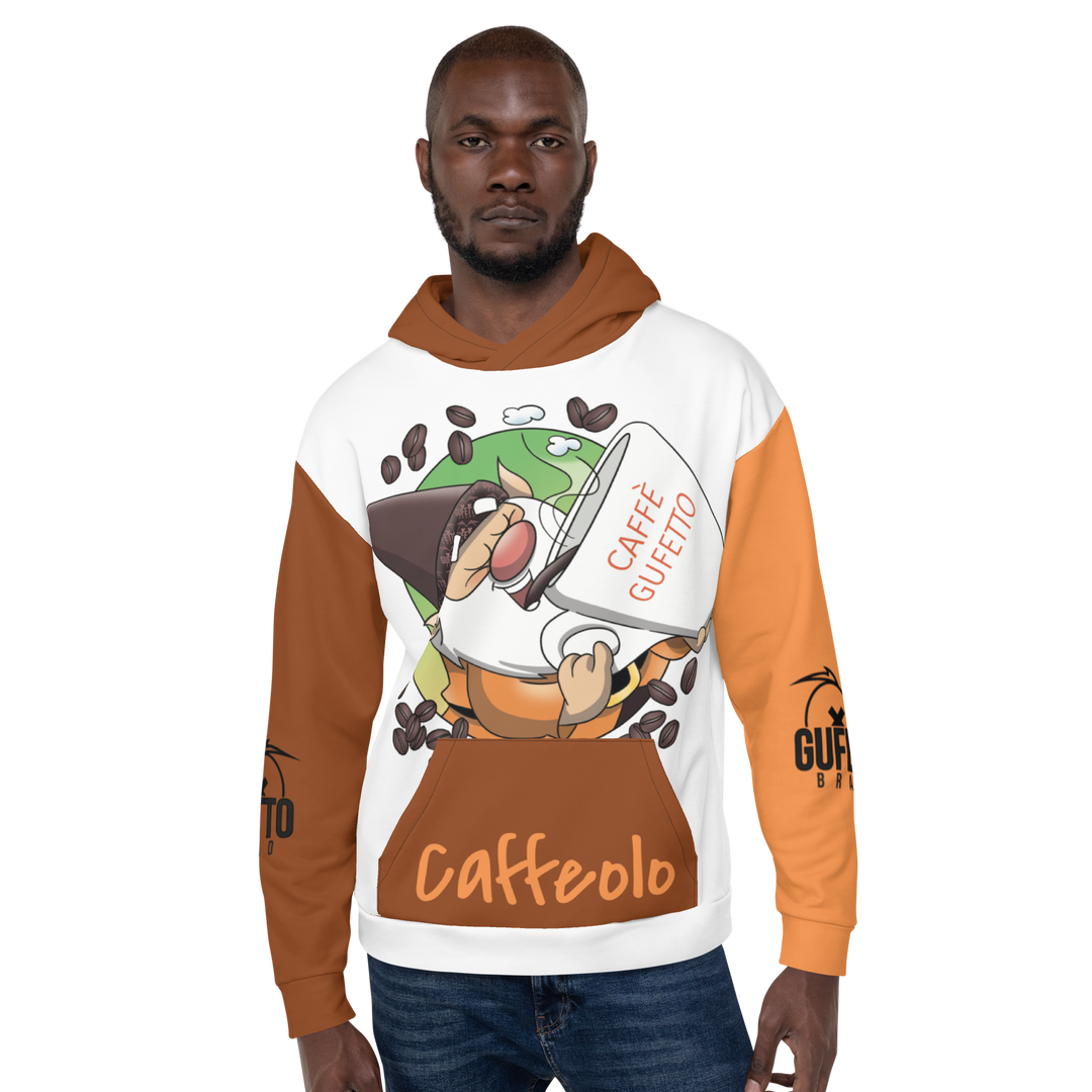 Felpa con cappuccio Uomo/Donna CAFFEOLO 2 - Gufetto Brand 