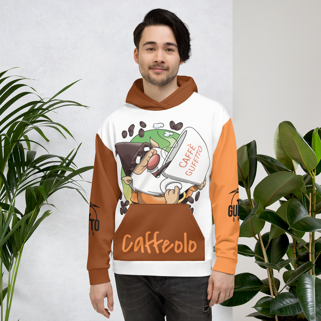 Felpa con cappuccio Uomo/Donna CAFFEOLO 2 - Gufetto Brand 