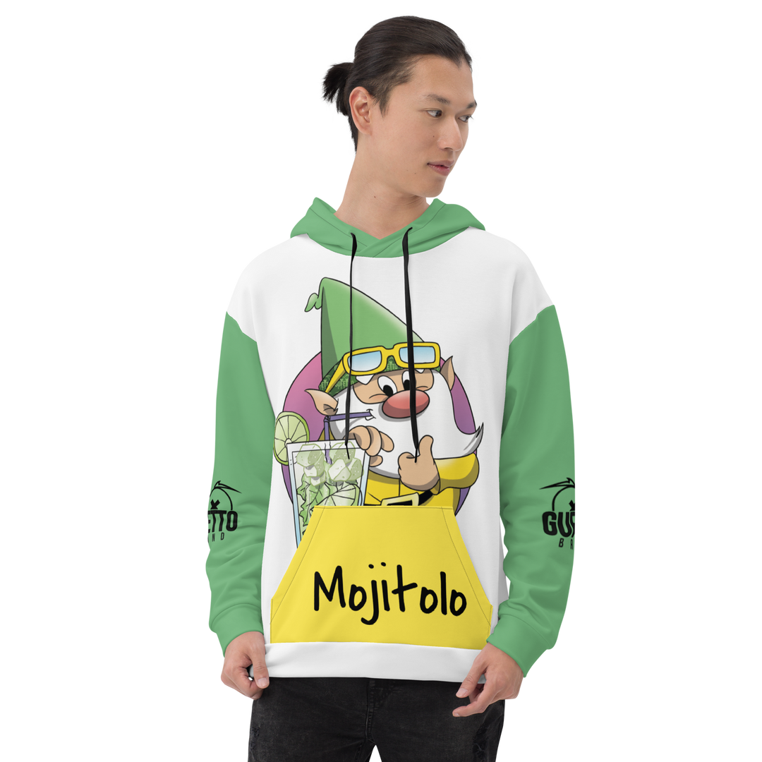 Felpa con cappuccio Uomo/Donna MOJITOLO 2 - Gufetto Brand 