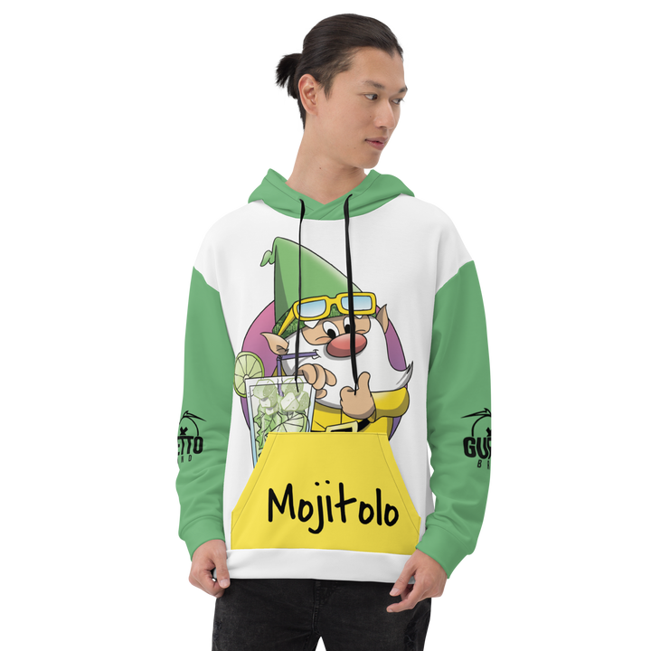 Felpa con cappuccio Uomo/Donna MOJITOLO 2 - Gufetto Brand 