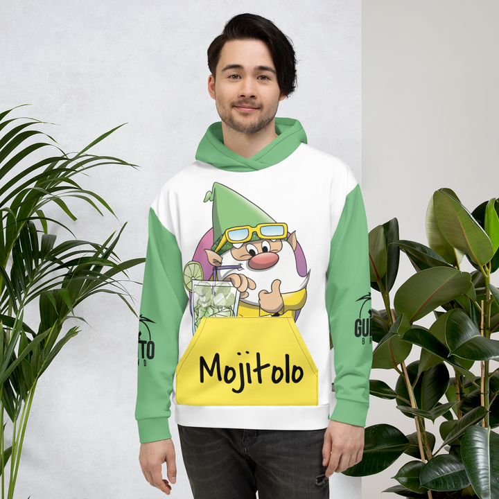 Felpa con cappuccio Uomo/Donna MOJITOLO 2 - Gufetto Brand 