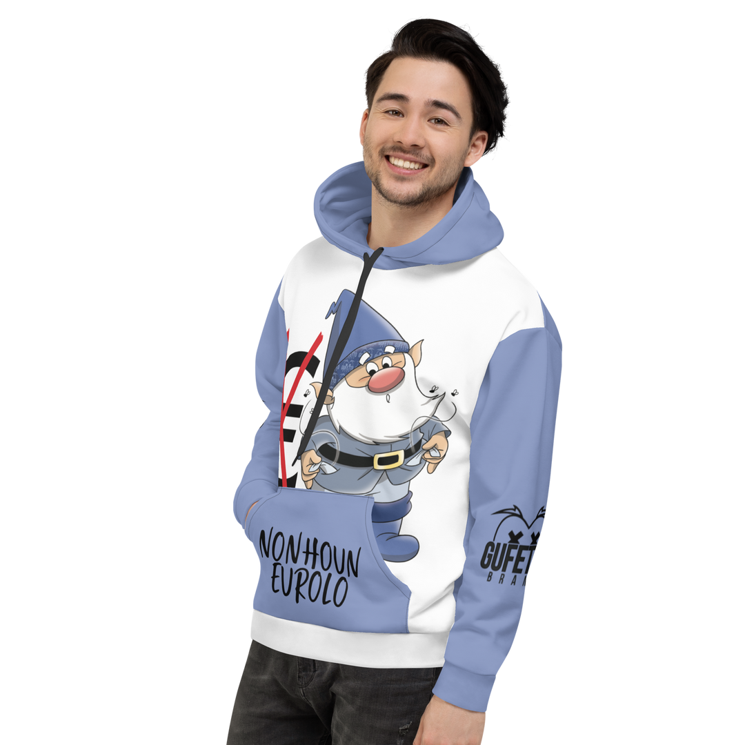 Felpa con cappuccio Uomo/Donna NONHOUNEUROLO - Gufetto Brand 