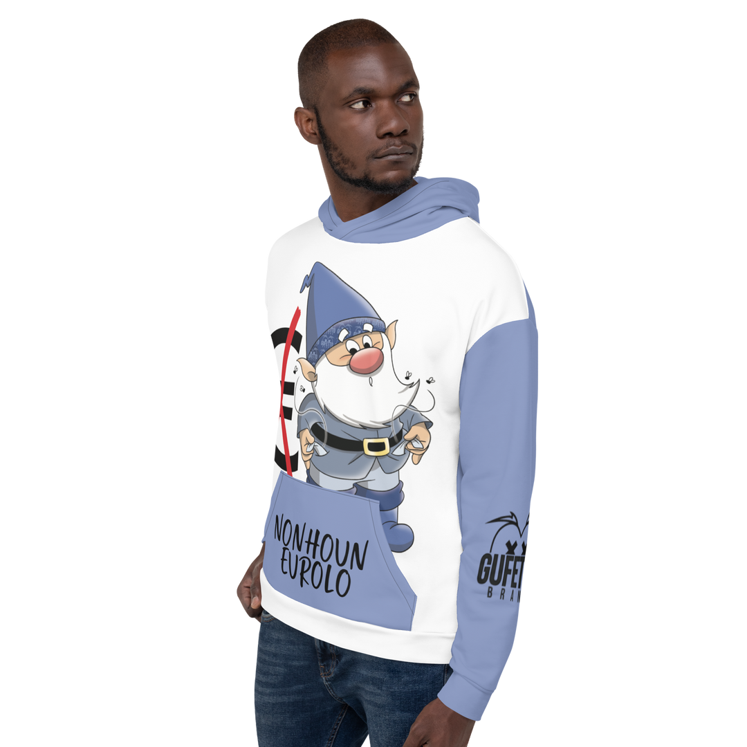 Felpa con cappuccio Uomo/Donna NONHOUNEUROLO - Gufetto Brand 