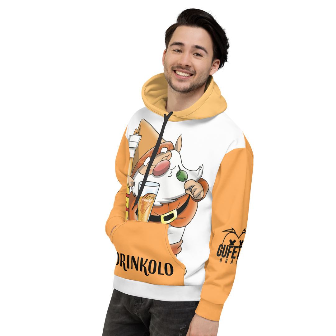 Felpa con cappuccio Uomo/Donna DRINKOLO - Gufetto Brand 