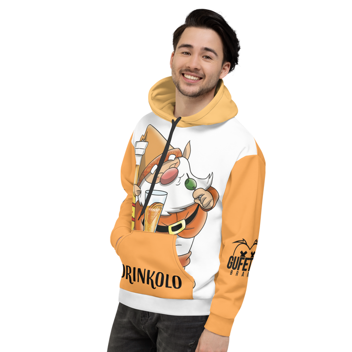 Felpa con cappuccio Uomo/Donna DRINKOLO - Gufetto Brand 