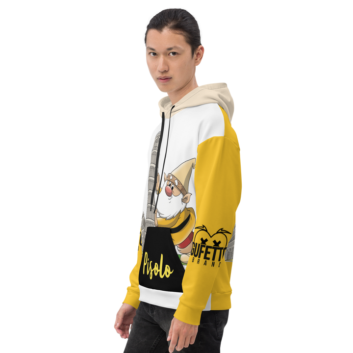 Felpa con cappuccio Unisex Uomo/Donna PISOLO - Gufetto Brand 