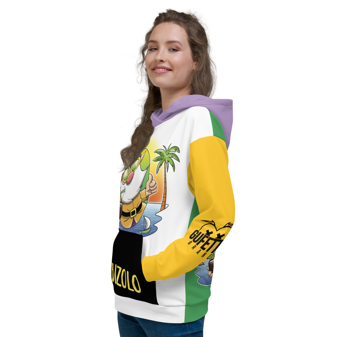 Felpa con cappuccio Unisex Uomo/Donna IBIZOLO - Gufetto Brand 