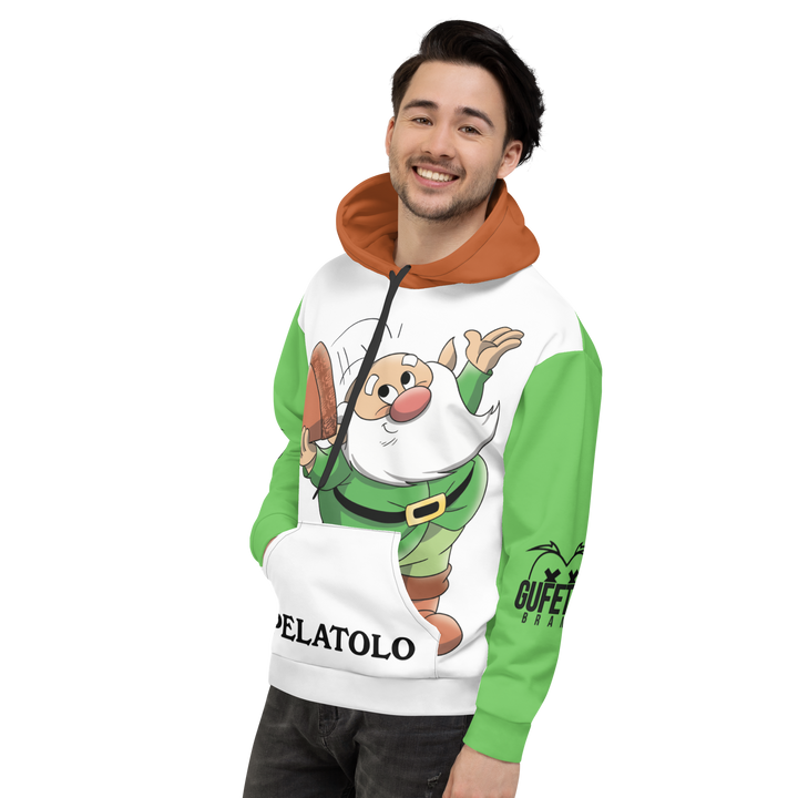 Felpa con cappuccio Uomo/Donna PELATOLO - Gufetto Brand 