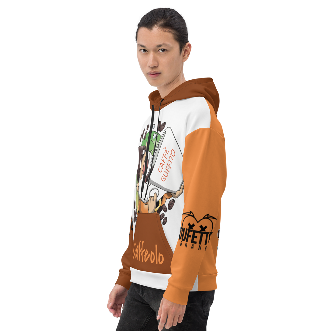 Felpa con cappuccio Uomo/Donna CAFFEOLO 2 - Gufetto Brand 