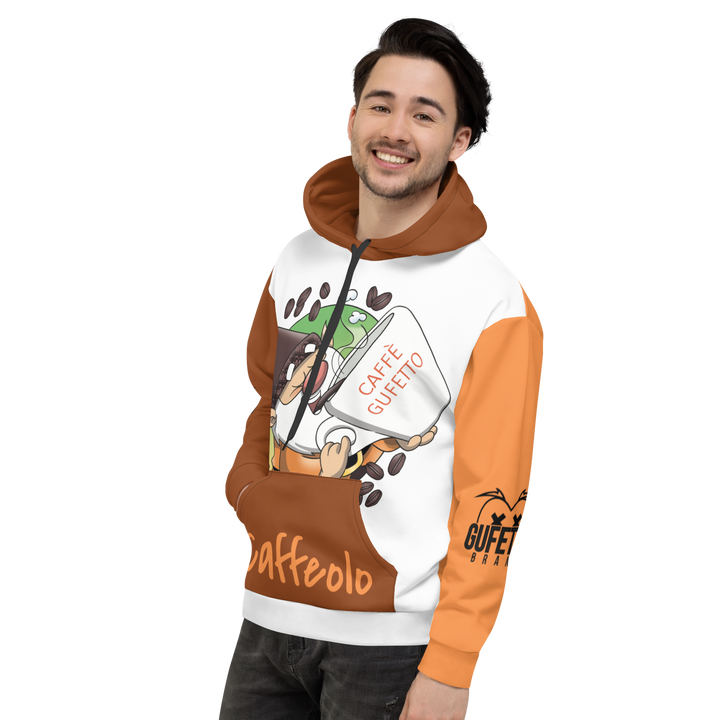 Felpa con cappuccio Uomo/Donna CAFFEOLO 2 - Gufetto Brand 