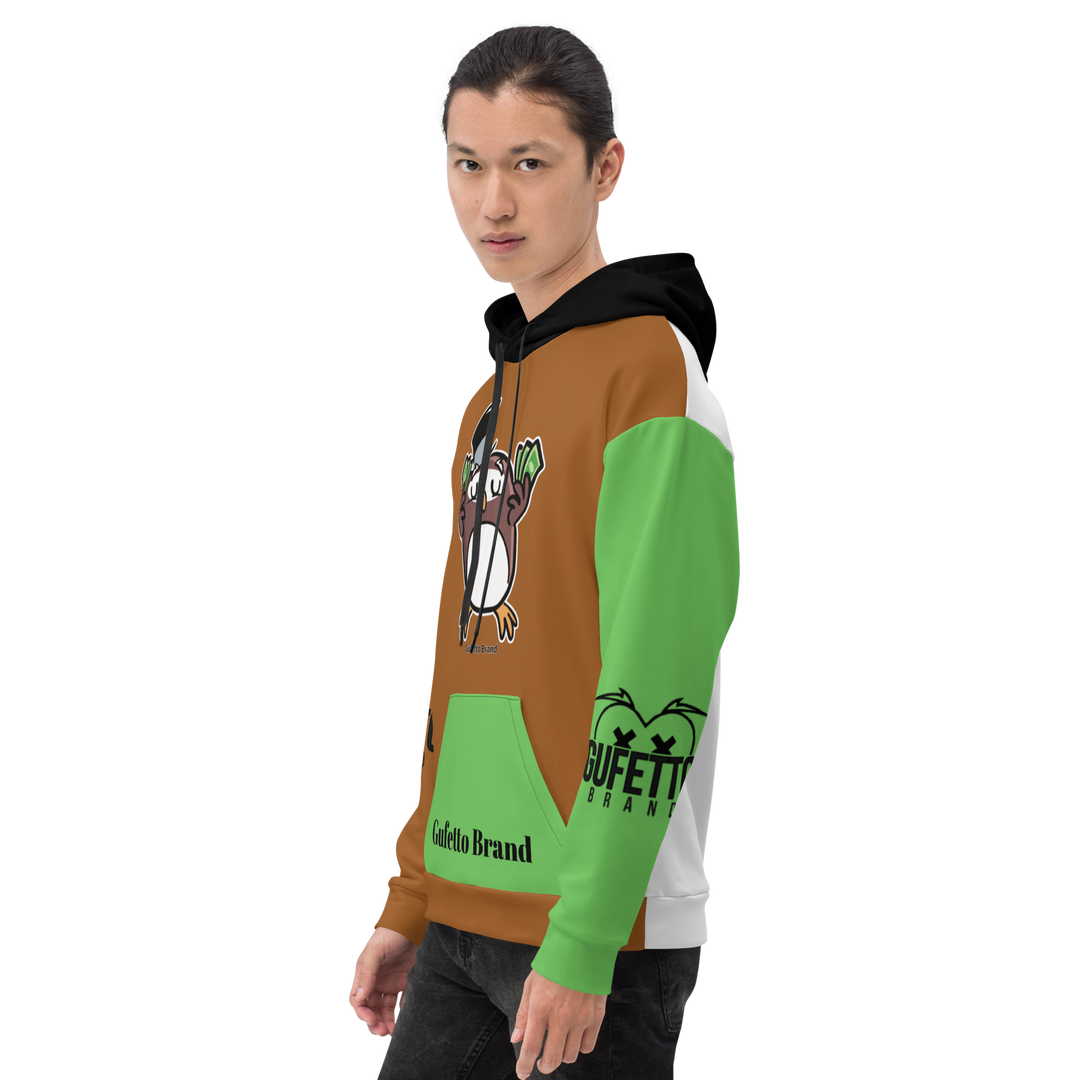 Felpa con cappuccio Uomo/Donna GUFETTO SOLDI - Gufetto Brand 