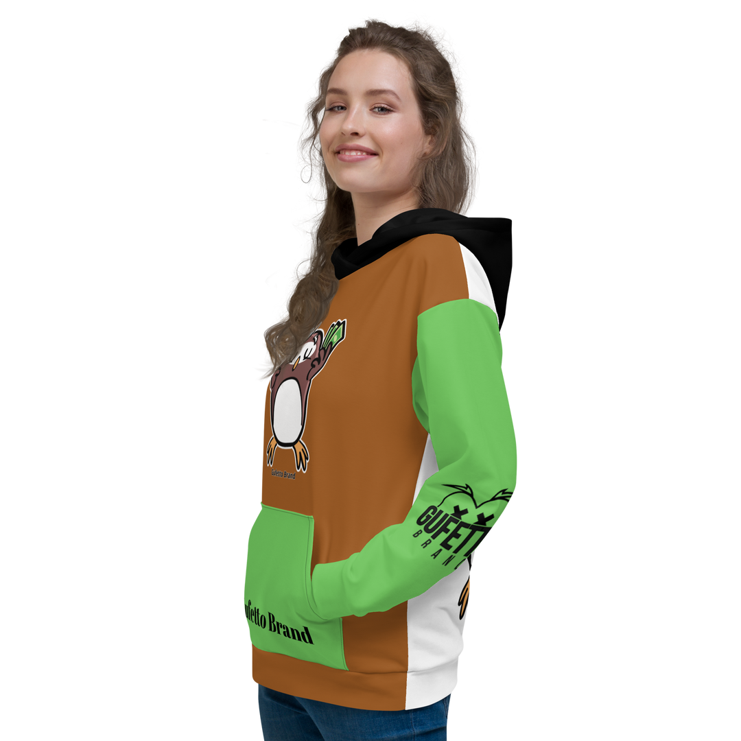 Felpa con cappuccio Uomo/Donna GUFETTO SOLDI - Gufetto Brand 