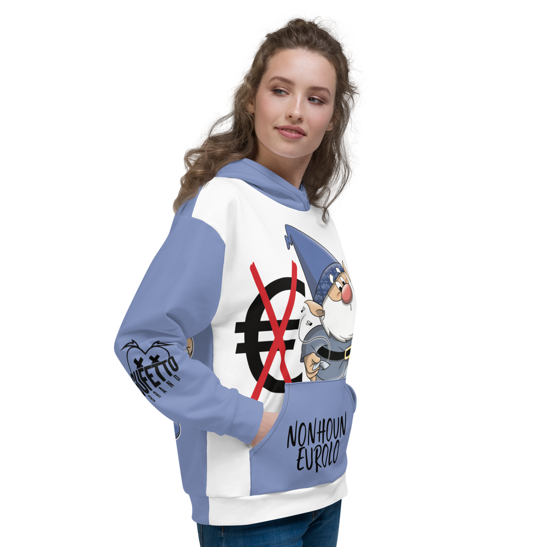 Felpa con cappuccio Uomo/Donna NONHOUNEUROLO - Gufetto Brand 