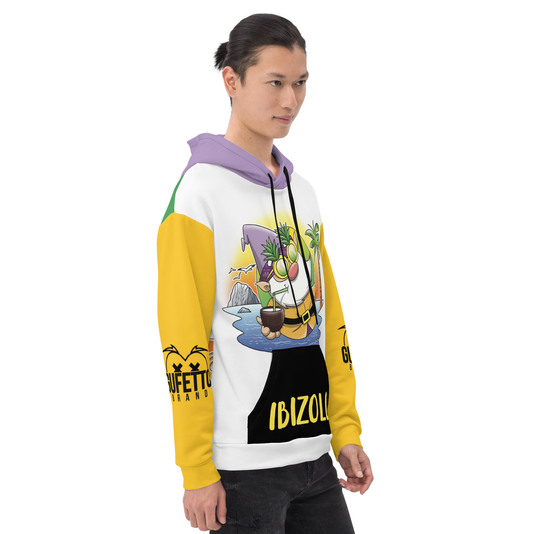 Felpa con cappuccio Unisex Uomo/Donna IBIZOLO - Gufetto Brand 