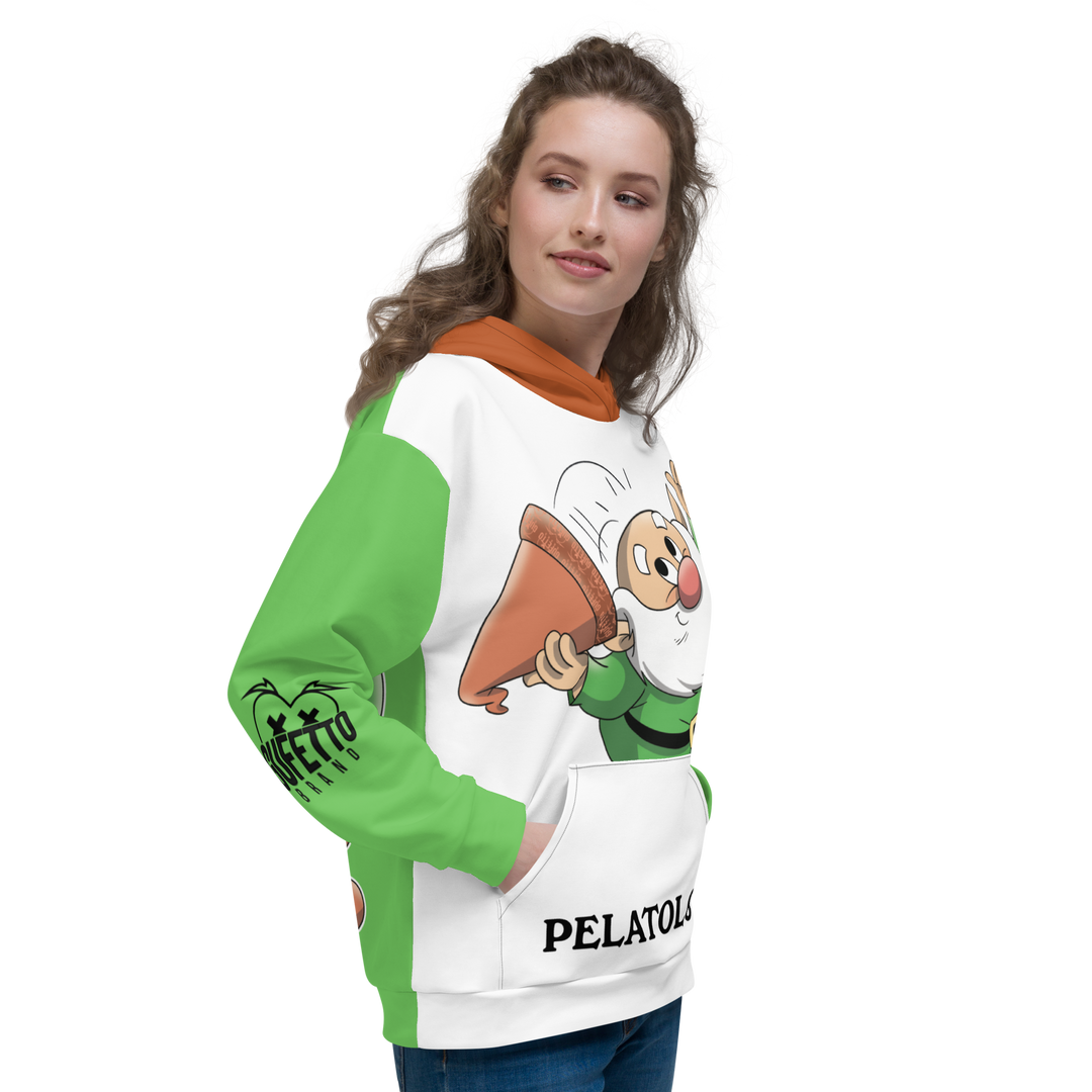 Felpa con cappuccio Uomo/Donna PELATOLO - Gufetto Brand 