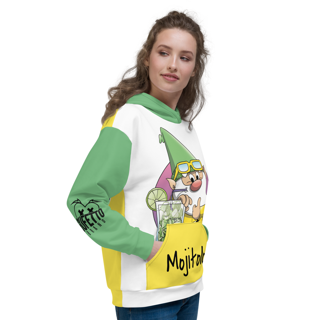 Felpa con cappuccio Uomo/Donna MOJITOLO 2 - Gufetto Brand 