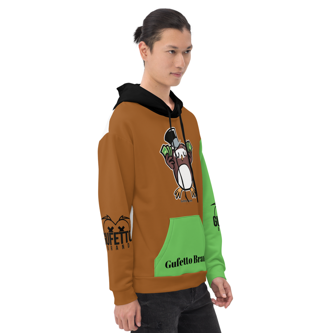Felpa con cappuccio Uomo/Donna GUFETTO SOLDI - Gufetto Brand 