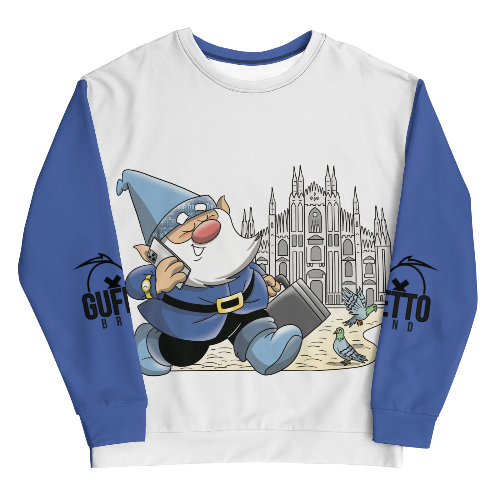 Felpa unisex Uomo/Donna MILANOLO - Gufetto Brand 