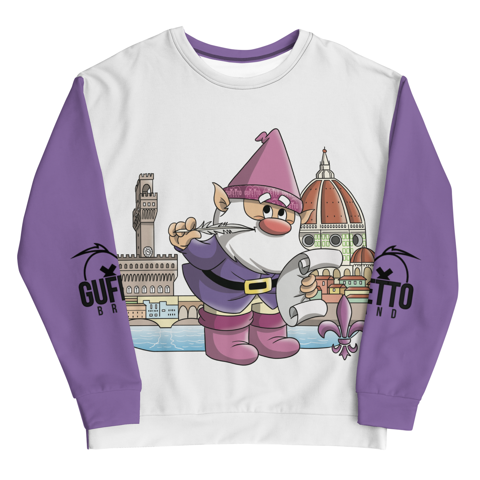 Felpa unisex Uomo/Donna FIRENZOLO - Gufetto Brand 
