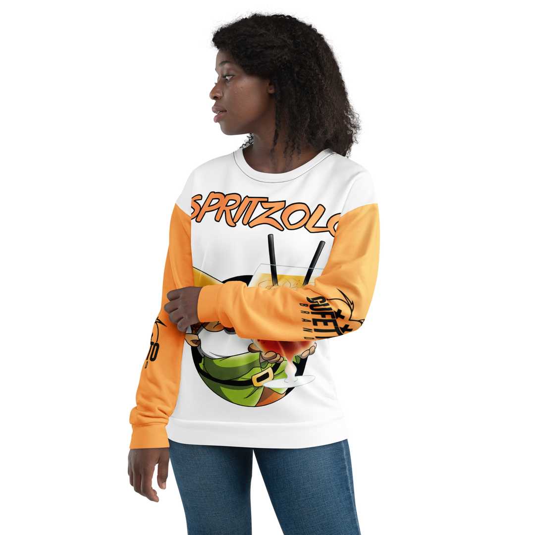 Felpa unisex Uomo/Donna SPRITZOLO NEW - Gufetto Brand 