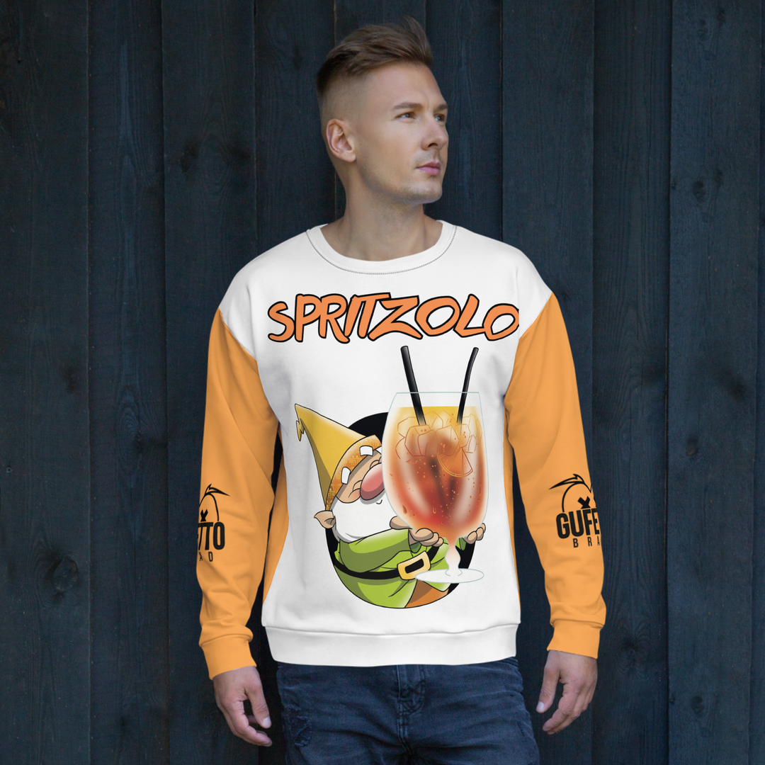 Felpa unisex Uomo/Donna SPRITZOLO NEW - Gufetto Brand 