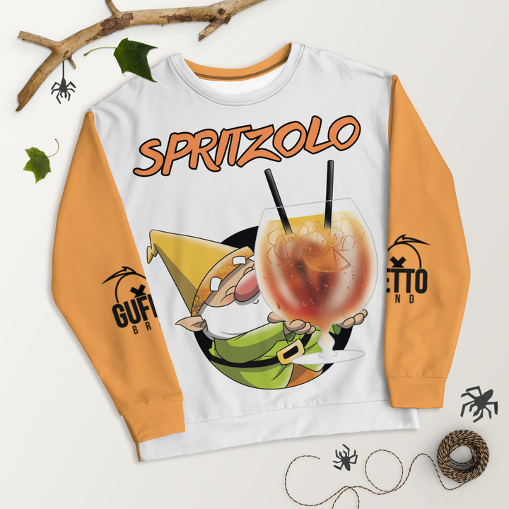 Felpa unisex Uomo/Donna SPRITZOLO NEW - Gufetto Brand 