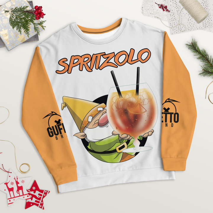 Felpa unisex Uomo/Donna SPRITZOLO NEW - Gufetto Brand 