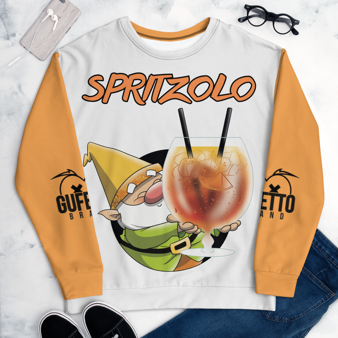 Felpa unisex Uomo/Donna SPRITZOLO NEW - Gufetto Brand 